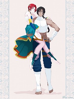 ヴェルク＆シャイル〈衣装交換コラボ〉（文遠ぶん様より）